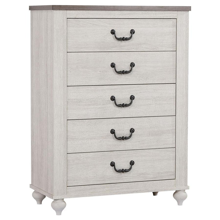 Stillwood 5-drawer Chest Vintage Linen