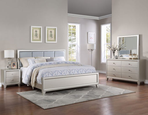 Omni 4-Piece King Bedroom Set (King Bed, Nightstand, Dresser/Mirror)