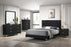 Kendall 5-piece Tufted Panel Bedroom Set Black and Gold