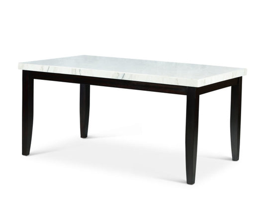 Westby White Marble Top DiningTable