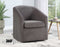 Arlo Upholstered Swivel Barrel Chair