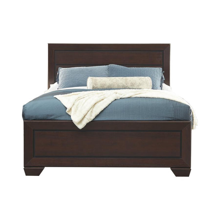 Kauffman Panel Bed Dark Cocoa