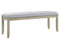 Carena Backless Dining Bench Gray