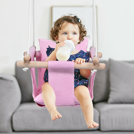 Indoor Outdoor Baby Canvas Hanging Swing