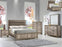 Matteo Melamine Upholstered Panel Bed