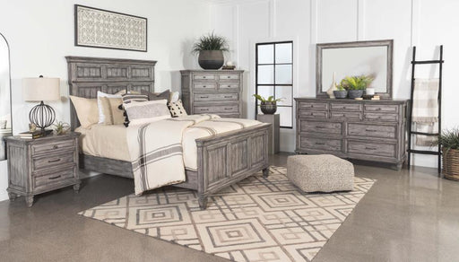 Avenue 5-piece Panel Bedroom Set Grey