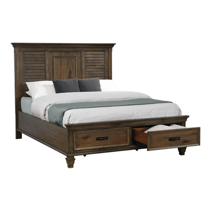 Franco Storage Bed Burnished Oak