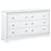 Eleanor Rectangular 6-drawer Dresser White