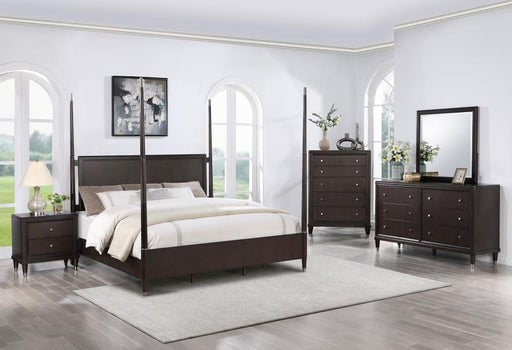 Emberlyn 5-piece Poster Bedroom Set Brown