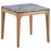 Polaris Square SmartTop Side End Table Grey and Light Oak