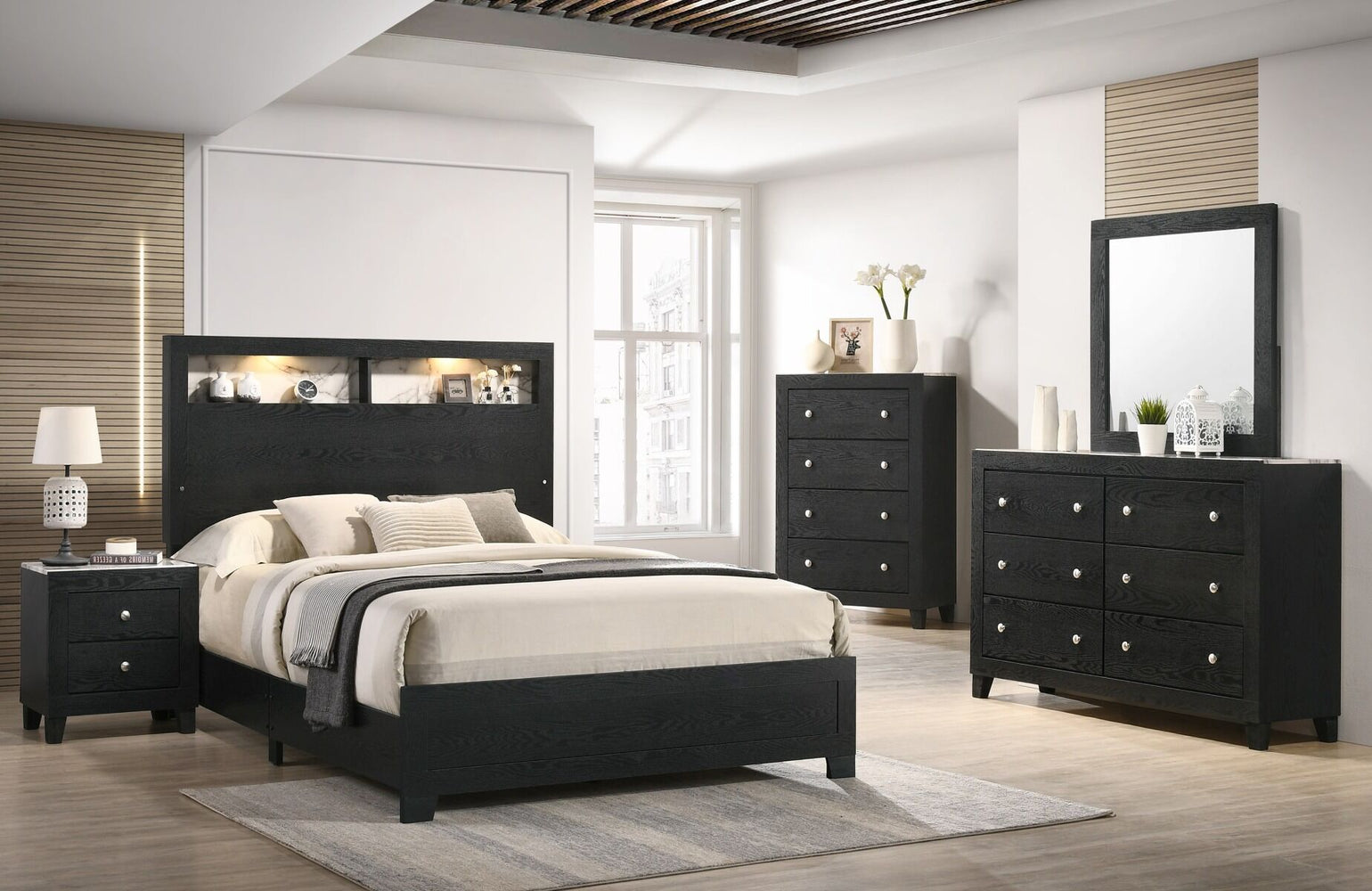 Cadence Black Bedroom Collection