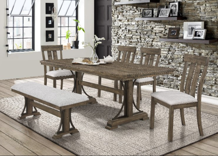 Quincy Rectangular Dining Set 6 PC