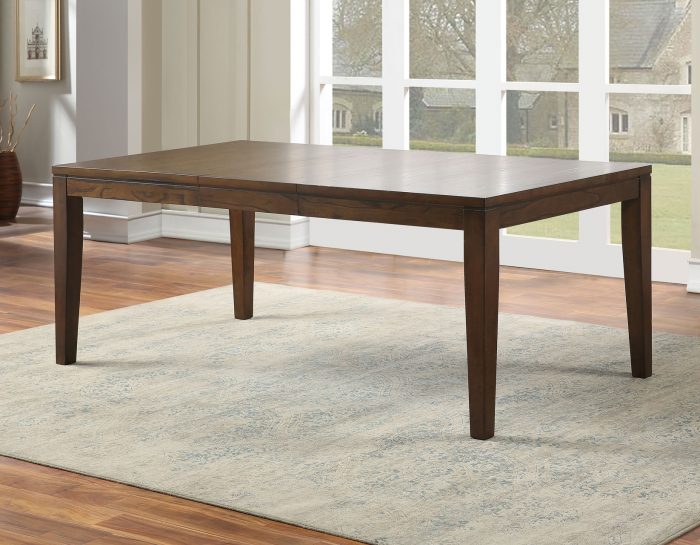 Stratford 60-78-inch Dining Table w/ 18″ Leaf