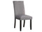 Napoli Side Chair, Gray Velvet