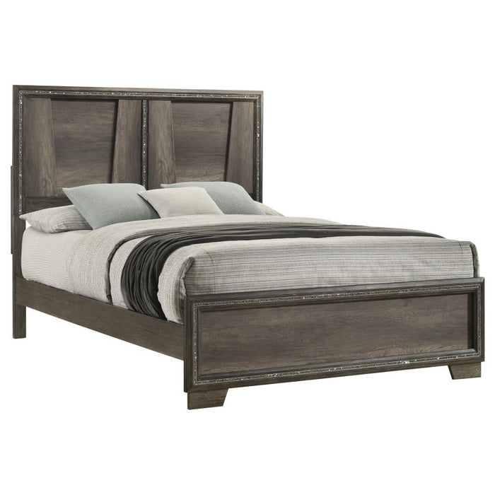 Janine Panel Bed Grey