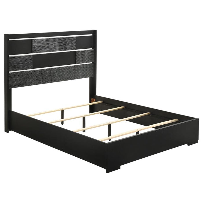 Blacktoft Panel Bed Black