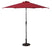 9 Feet Patio LED Solar Umbrella with Crank