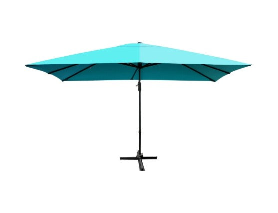 10 x 13 Feet Rectangular Cantilever Umbrella with 360° Rotation Function