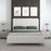 Valery Queen Size Cream Boucle Platform Bed