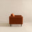 Amber Burnt Orange Velvet Lounge Chair