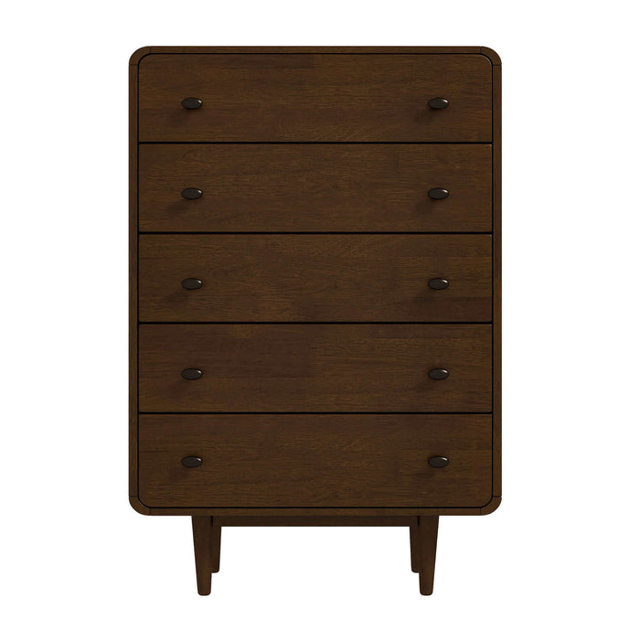 Alexa Mid Century Modern Dresser 5 Drawer