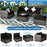 6 Pieces Patio Rattan Furniture Set with Sectional Cushion