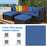 5 Pieces Patio Sectional Rattan Furniture Set with Ottoman Table