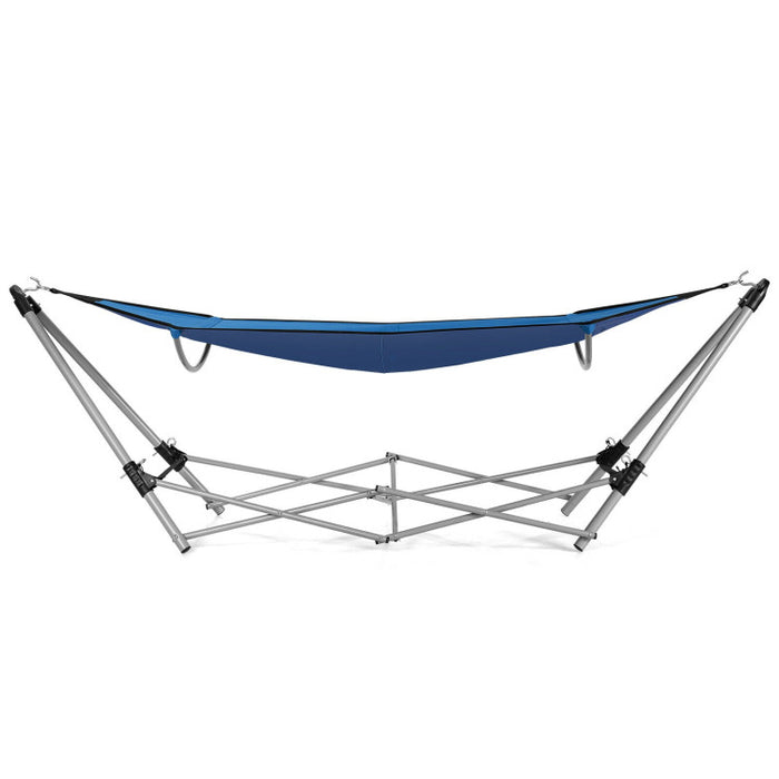 Portable Folding Steel Frame Hammock with Bag