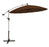 10 Feet Patio Offset Umbrella Market Hanging Umbrella for Backyard Poolside Lawn Garden