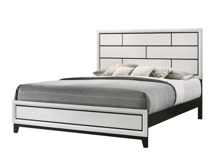 Akerson Chalk Panel Bedroom Set