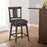 24/29 Inch 360 Degree Swivel Classic Wooden Counter Height Bar Stool