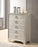 Salford 5-drawer Chest Metallic Sterling