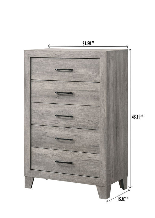 Hopkins 5 Drawer Driftwood Chest