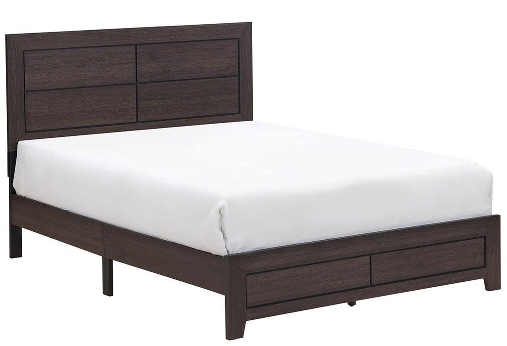 Hopkins Brown Platform Bed