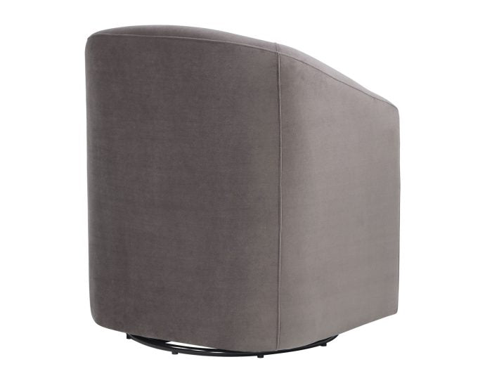 Arlo Upholstered Swivel Barrel Chair