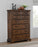 Elk Grove 7-drawer Chest Vintage Bourbon