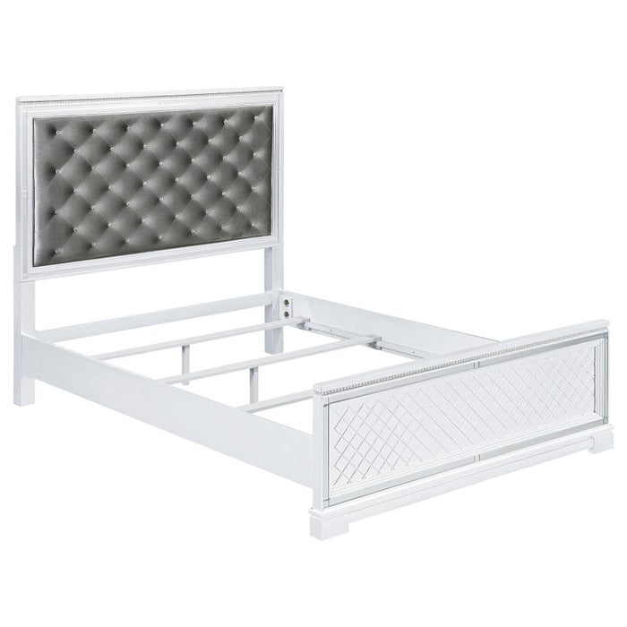 Eleanor Upholstered Tufted Bedroom Set White