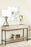 Rubeus 2-Drawer Console Table With Open Shelf White Washed