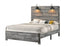 Carter Gray Platform Bed