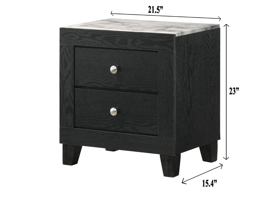 Cadence Black Nightstand