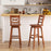 Swivel 30-Inch Bar Height Stool Set of 2 with Footrest