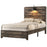 Carter Platform Brown Gray Bedroom Set