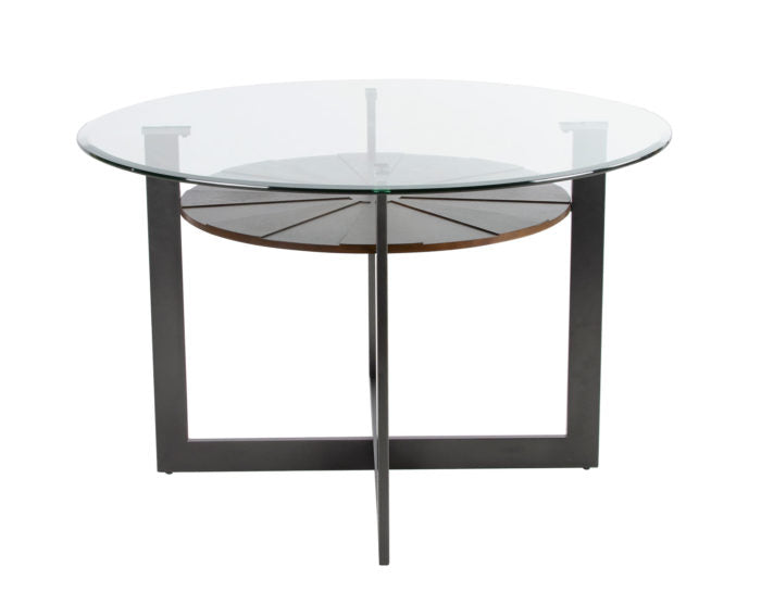 Olson 48 inch Round Glass Top Table