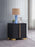 Marceline 2-drawer Nightstand Black