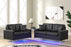 Miami - 2pc Sofa & Loveseat Set (LED LIGHTS)