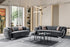 Victoria Gray Velvet Sofa & Loveseat