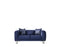 Santana Navy Velvet Loveseat