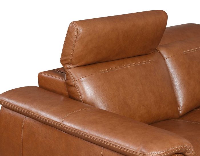 Bergamo 3- Piece Dual-Power Leather Reclining Set (Sofa, Loveseat & Chair)