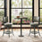 Swivel Bar Stools Set of 2 with Soft-padded Back and Seat