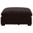 Lakeview Upholstered Ottoman Dark Chocolate